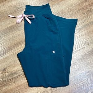 Figs Caribbean Blue Yola™ High Waisted - Skinny Scrub Pants